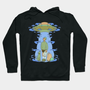 Take Me With You Alien UFO Abduction Hoodie